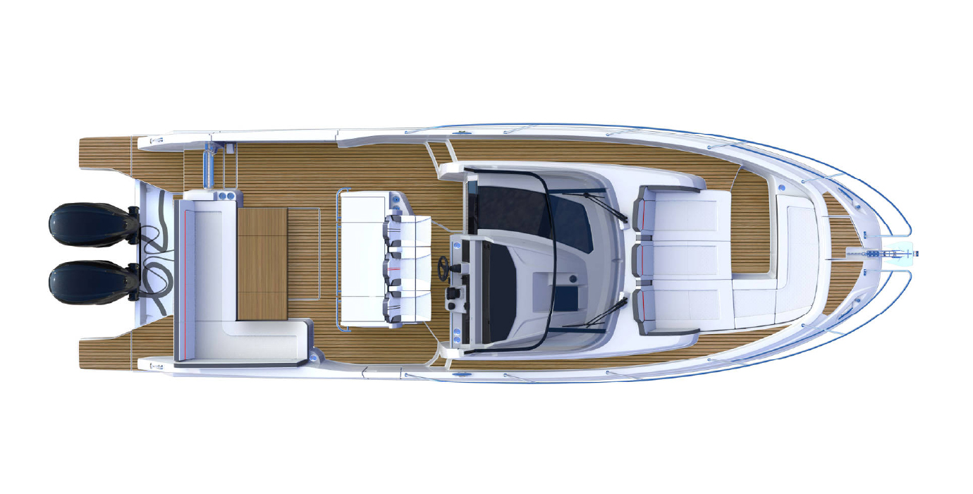 Galerie Aufsicht: Jeanneau Cap Camarat 12.5 WA - Bild 1