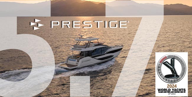 Prestige 5.7 – Gewinner der „World Yachts Trophy“ 2024